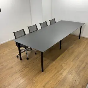 Grey 3000mm Boardroom Table <br> U-MB-30-GR-05