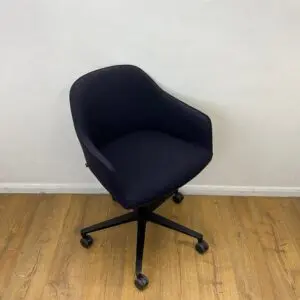 Blue Vitra Softshell Multipurpose Chair <br> U-MC-VI-B-04