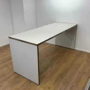 white 2400mm poseur table