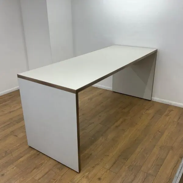 white 2400mm poseur table