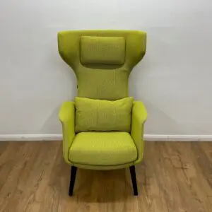 Allermuir Tarry Green Wing Back Armchair <br> U-RCH-AM-G-05
