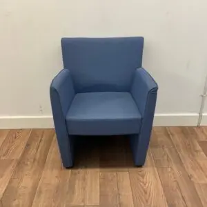 Blue Reception Chair <br> U-RCH-B-63