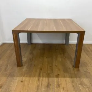 Walnut 1200mm Square Table <br> U-SQ-12-W-01