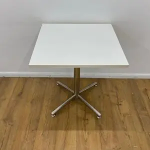 Frovi White 700mm Square Table <br> U-SQ-7-WH-11