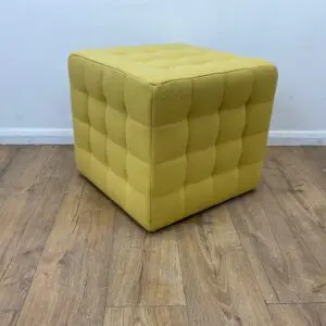 Yellow Allermuir QU Poof <br> U-ST-AM-Y-01