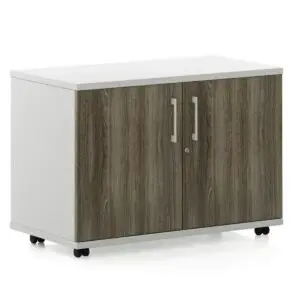 two toned under counter cupboard unit