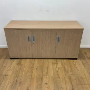senator starta oak 1500mm 3 door credenza