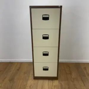 Coffee & Cream 4 Drawer Filing Cabinet <br> U-FC-4D-CC-51