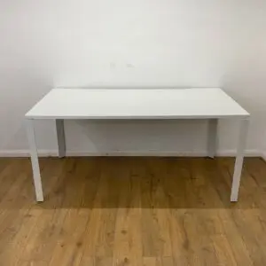 Herman Miller White 1600mm Straight Desk <br> U-SD-16-WH-21
