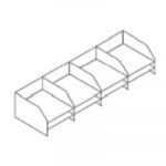 PGNHLESET - Pigeon hole set (for slotted shelf only) +£105.95