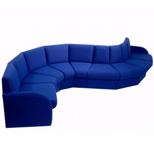 brs blue modular seating