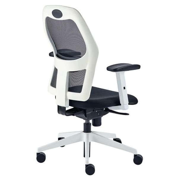 Operator White Frame Alize Chair