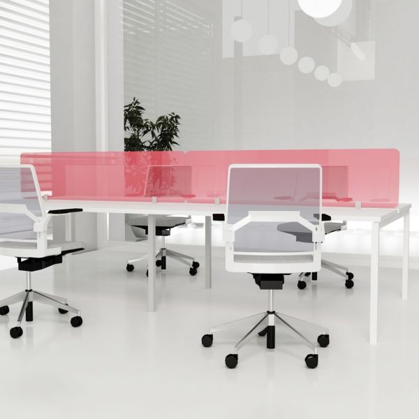 Florence Straight Desk Mounted Acrylic Screens