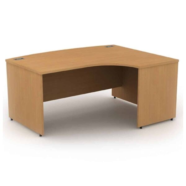 Sirius Panel End Bowfronted Radial Workstation - Image 2