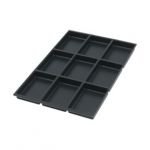 222P5 - A4, 9 compartment tray (pk 5) Height: 22mm +£38.35