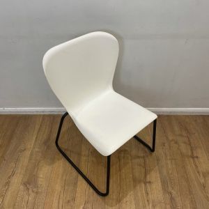 white steelcase chair