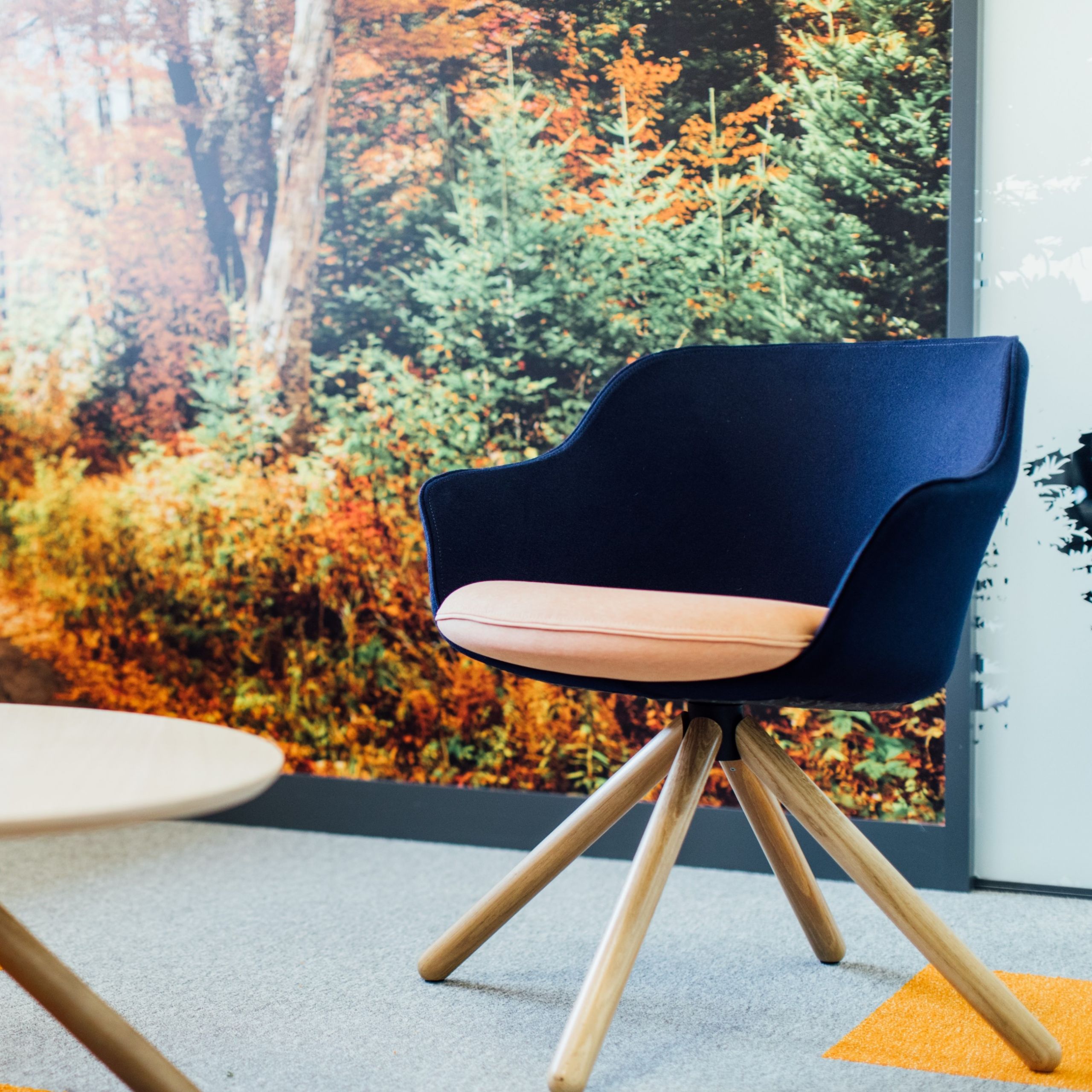 Rollie Statement Chair with Swivel Base ORS UK