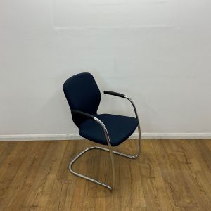 boss blue office meeting chair