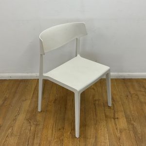 white canteen chair