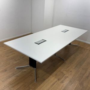 White 2800mm MFC boardroom and meeting office table