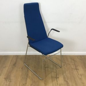 Allermuir high back blue office meeting chair