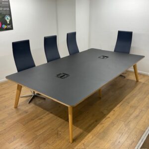 Grey Senator 3000mm Boardroom Table <br> U-MB-30-GR-08