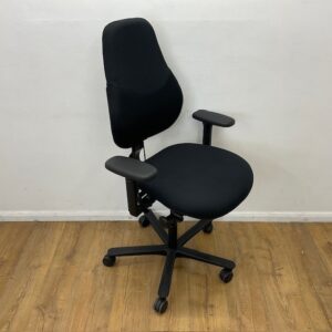 Orangebox Flo Black Operator Chair <br>U-O-OB-BL-16